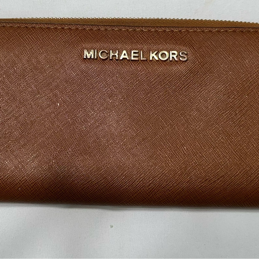 Michael Kors Tan Leather Wallet